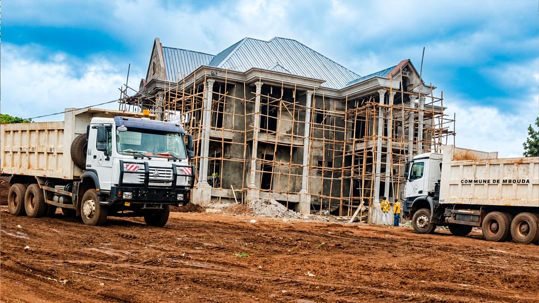 Équipe Groupe CHEDJOU sur un chantier de construction